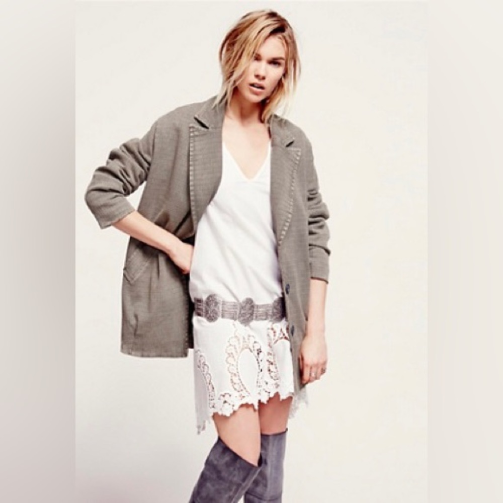 Free People Slouchy Boyfriend Blazer